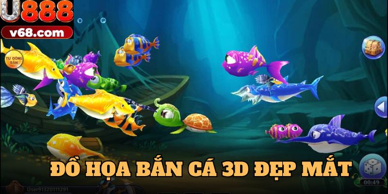 Đồ hoạ bắn cá 3D đẹp mắt và chân thực