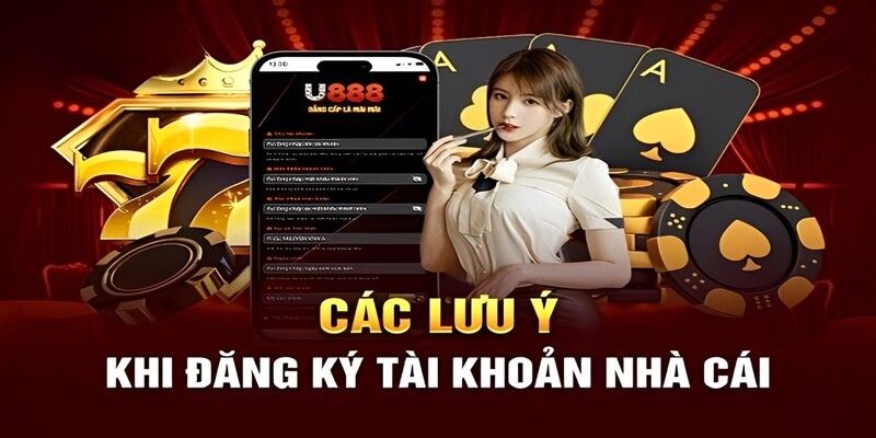 Những điểm cần lưu ý khi tiến hành đăng ký tài khoản